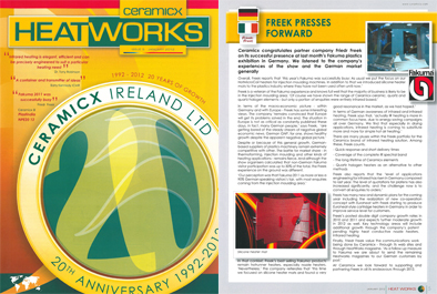 Freek im Heatworks-Magazin, Januar 2012